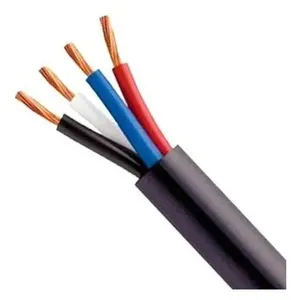 Cabo Pp Preto 4 Vias (4x2,50mm) 10 Metros | Preto 4x2,50mm