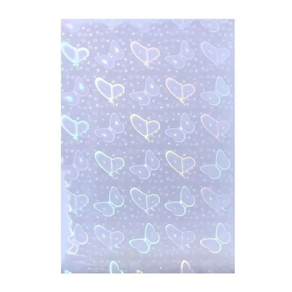 Papel Adesivo Holografico Vinil Motivate Borboletas A4 Pacote 50 Folhas Impermeavel Transparente Papel Adesivo Holografico Vinil Motivate Borboletas A4 Pacote 50 Folhas Impermeavel