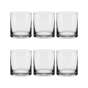 Jogo de 6 Copos de Cristal On The Rocks Oxford Flat Classic 390ml