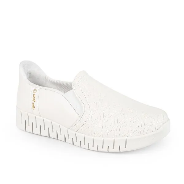 Tênis Slip On Campesi Feminino Branco Calce Fácil 34