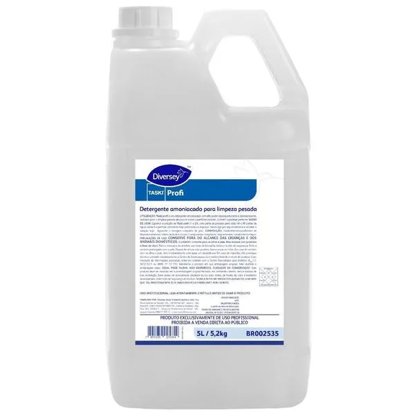Detergente Líquido Para Limpeza Pesada Diversey 5L BR002535 (MP) Detergente Líquido Para Limpeza Pesada Diversey 5L (MP)