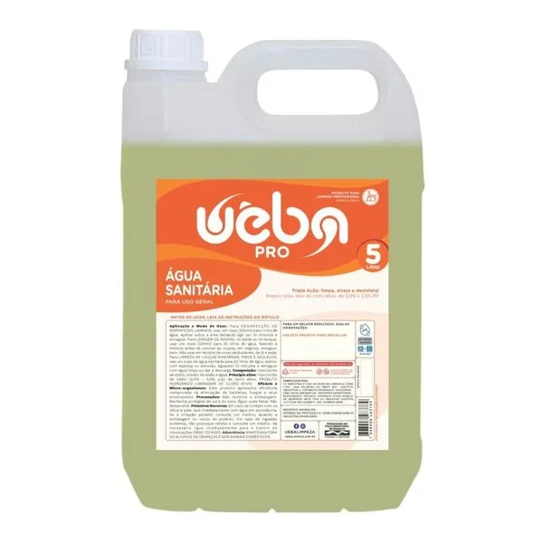 Água Sanitária Pronto Uso Uêba 5L (MP)