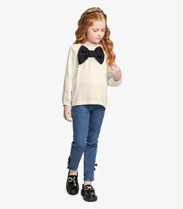 Conjunto Bata Com Calça Jeans Trick Nick Bege 2