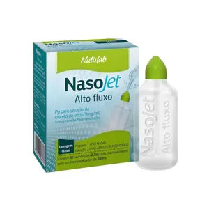 Nasojet Alto Fluxo 2,16g Pó para Solução 30 Sachês + Aplicador