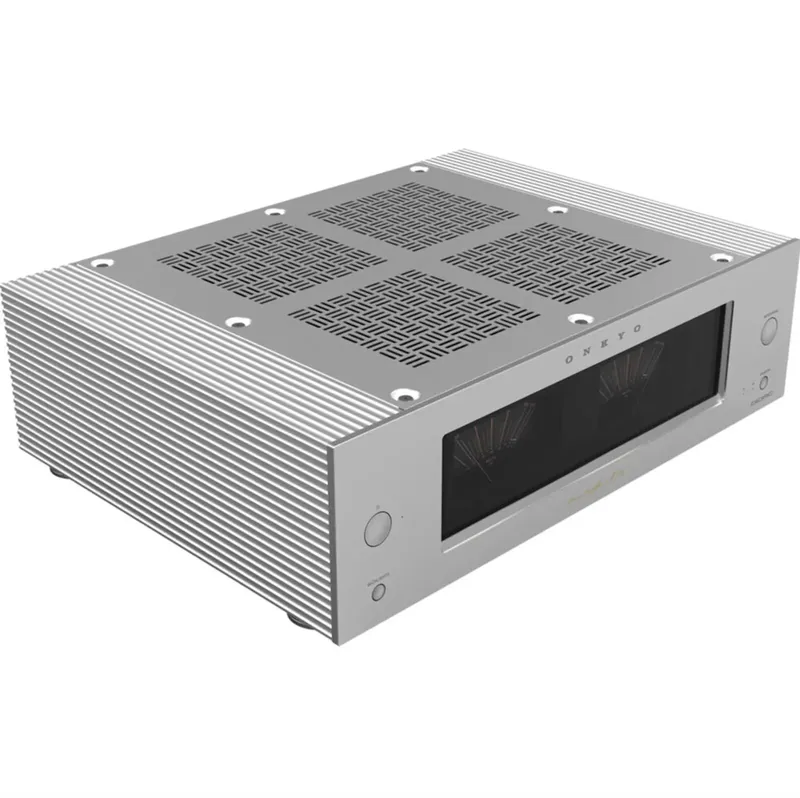 Amplificador Integrado Onkyo M-80 Icon 150W a 8 Ohms, Prata-120v