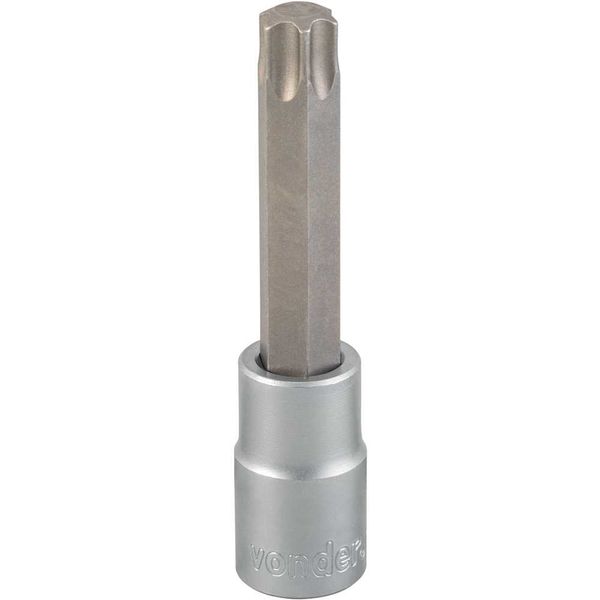 Soquete hexalobular macho longo encaixe de 1/2" T60 - VONDER