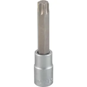 Soquete hexalobular macho longo encaixe de 1/2" T60 - VONDER