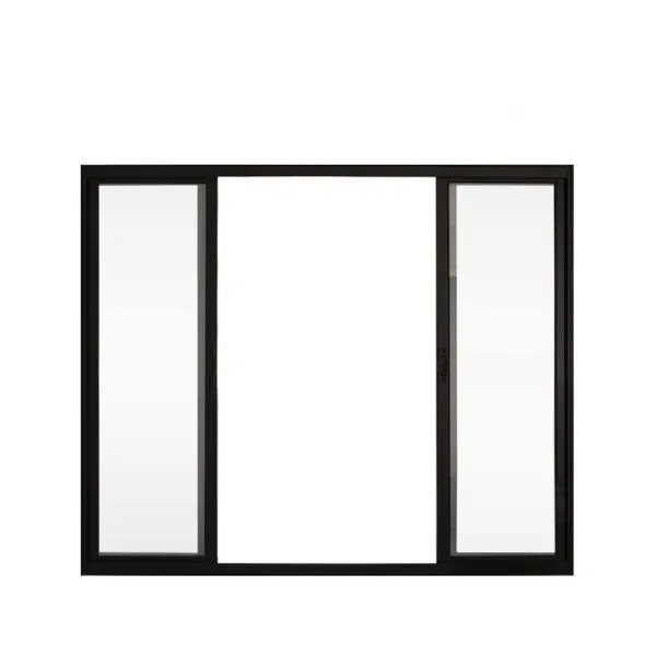 Janela De Correr 4 Folhas S/grade Alumínio Preto 1.00 X 2.00 Linha Modular - Hale