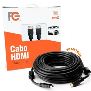 Cabo FC Fontes HDMI Full Hd 3D 20 Metros (MP)