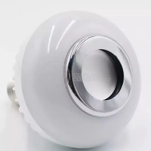 Lâmpada Led 12W E27 Rgb Colorida Com Caixa De Som