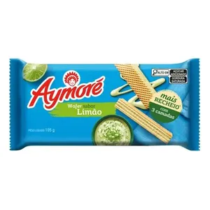 Biscoito Aymoré Wafer Limão 105g