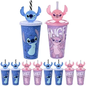 16 Copos Angel e Stitch Orelhas Festa Infantil Lembrancinha