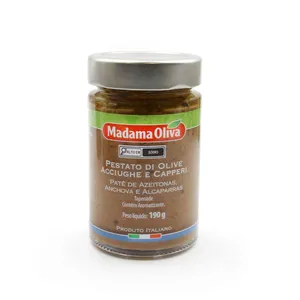 Patê de Azeitonas, Anchova e Alcaparras Madama Oliva 190g