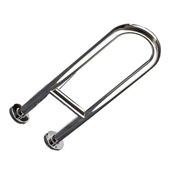 Barra de Apoio em U BSL3918 45cm Segurança Banheiro Aço Inoxidável Inox Economia Solar Barra de Apoio em U BSL3918 45cm Banheiro Aço Inox Economia Solar