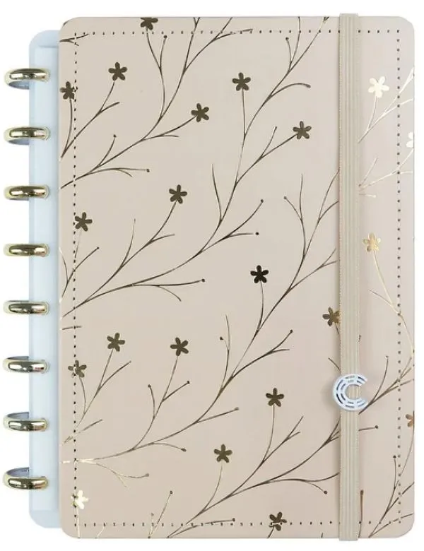 Caderno Inteligente A5 80 Folhas Miss Floral Giulia Benite