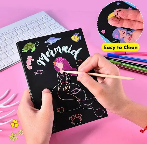 Bloco Mágico Com Desenhos Folhas Pretas Diversos Modelos