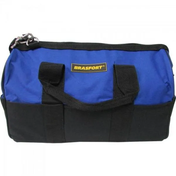 Bolsa para Ferramentas F002 para Organização de 23 Bolsos Internos e Externos com Alça de Ombro azul-preto Brasfort Bolsa para Ferramentas F002 com 23 Bolsos e Alça de Ombro azul-preto Brasfort