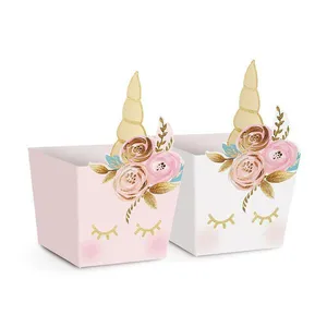 Cachepot De Papel Unicórnio - 8 Unidades