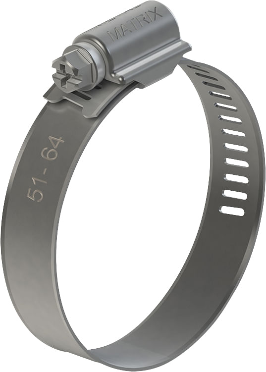 Abraçadeira rosca sem fim 57 mm a 76 mm pacote 10 peças METALMATRIX