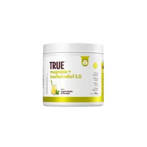 Suplemento Alimentar em Pó True Magnésio+ Inositol Relief 3.0 sabor Capim-limão & Hortelã 350g