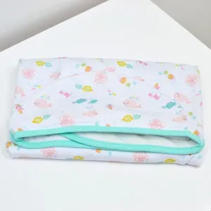 Toalha com Capuz Baby 86cm x 62cm -Fundo do Mar Fundo do Mar