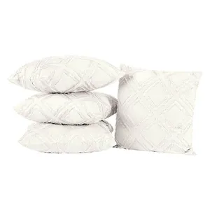 Almofadas Cheias Aveline 45cm X 45cm 04 Peças - Off White