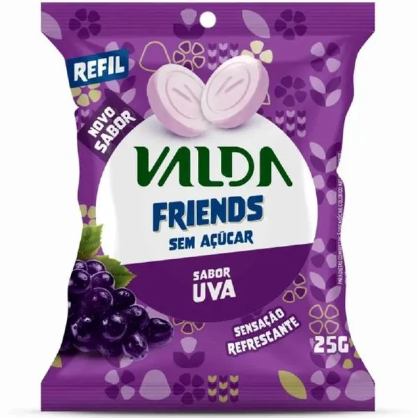 PASTILHA VALDA SACHE FRIENDS UVA 25G