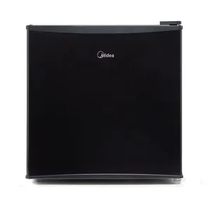 Frigobar Midea MDRD086FGD303 45L Inverter com Compartimento Extra Frio Preto Bivolt Frigobar Midea MDRD086FGD303 45L Inverter com Gaveta Organizadora Preto Bivolt
