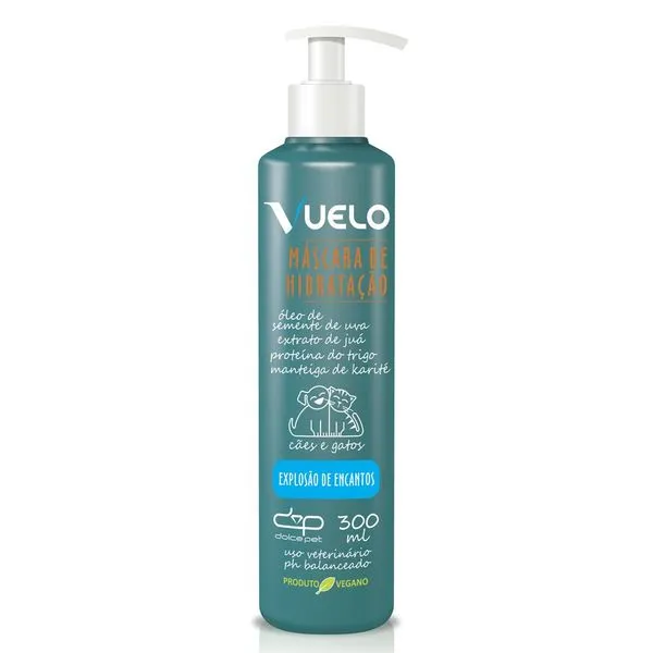 Máscara De Hidratação Para Cães E Gatos Vuelo Explosão De Encantos 300ml (MP)