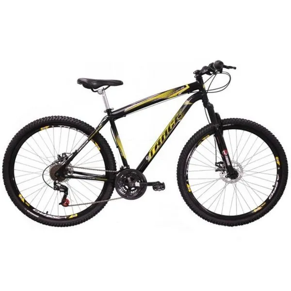 Bicicleta Aro 29 Track E Bikes Tb Niner P Com Suspensão Dianteira, Freio A Disco E 21 Marchas Preto sem variação