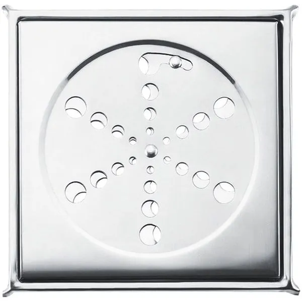 Grelha Inox Quadrada com Caixilho PR7411 15x15cm Aço Inox 430 Pincéis Atlas Grelha Inox Quadrada PR7411 15x15cm Aço Inox 430 Pincéis Atlas