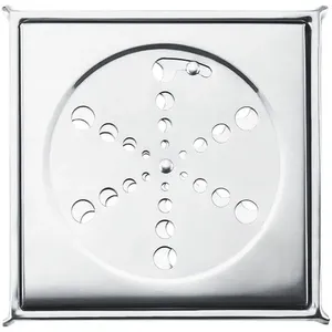 Grelha Inox Quadrada com Caixilho PR7411 15x15cm Aço Inox 430 Pincéis Atlas Grelha Inox Quadrada PR7411 15x15cm Aço Inox 430 Pincéis Atlas