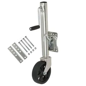 Pedestal para Carretinha em Carreta 750 kg Zincado Retrátil Escamoteável Prata Apoio Ajustável Top Opções Pedestal para Carretinha em Carreta 750 kg Zincado Retrátil Escamoteável Prata Top Opções