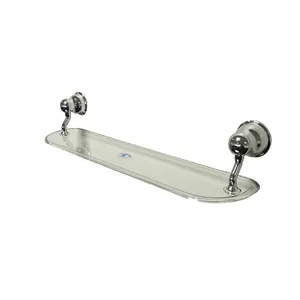 Porta Shampoo Mondo Verona Cromado Cristal Aquaplás