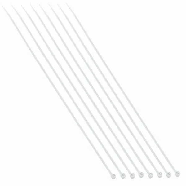 Abraçadeira de Nylon 8690 7,6x300mm Alta Resistência com 50 Unidades Branca Brasfort Abraçadeira de Nylon 8690 7,6x300mm 50 Unidades Branca Brasfort