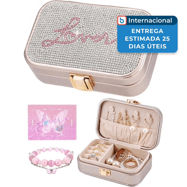 Porta-Joias Evocmemo Taylor Swift Lover Champanhe A-MBI