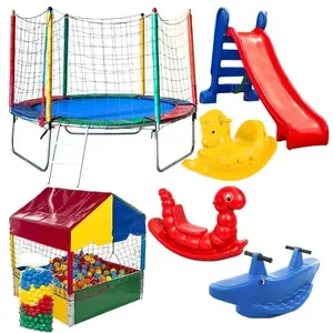 Kit Playground Pula 2,30m Piscina 1m 500 Pecas Escorrega Medio Gangorras Externo Rotoplay Brinquedos Kit Playground Pula 2,30m Piscina 1m Escorrega Medio Gangorras Externo Rotoplay Brinquedos