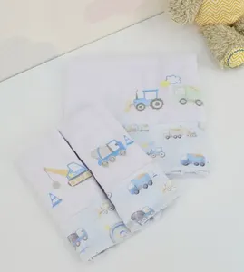 Kit Fralda de Boca/Ombro Com 3 Unidades - 24714M Utilitários
