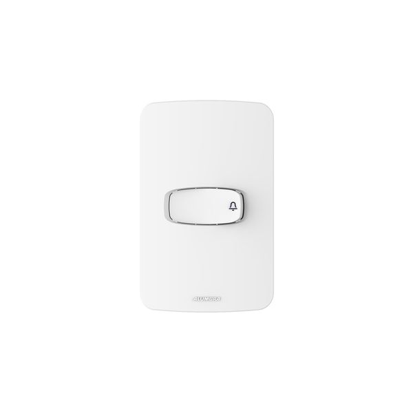Conjunto 1 Pulsador Campainha 10A 250V Gracia Branco Alumbra