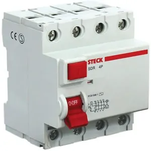 Interruptor Diferencial 4P 100A - SDR4100003 - STECK