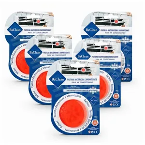 Kit com 5 Pastilhas Bactericida Aromatizante para Ar Condicionado Flores do Campo