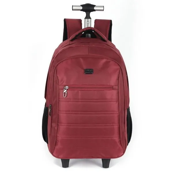 Mochila com Rodinhas para Notebook 18 Polo King Chicago Poliester 20L Vermelho Masculina e Feminina Mochila Rodinhas Notebook 18 Polo King Chicago Poliester 20L Vermelho Masculina e Feminina