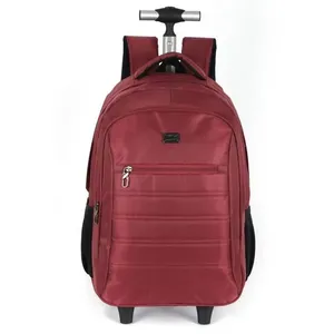 Mochila com Rodinhas para Notebook 18 Polo King Chicago Poliester 20L Vermelho Masculina e Feminina Mochila Rodinhas Notebook 18 Polo King Chicago Poliester 20L Vermelho Masculina e Feminina