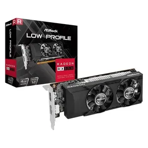 Placa de Vídeo 90-GA4TZZ-00UANF AMD Radeon RX 550 4GB GDDR5 128 BITS Low Profile PCI EXPRESS 3.0 X8 Asrock Placa de Vídeo 90-GA4TZZ-00UANF AMD Radeon RX 550 4GB GDDR5 128 BITS Low Profile Asrock