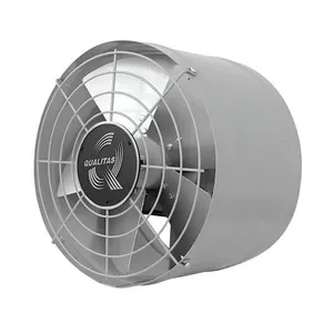 Exaustor Axial 5 Pás 300mm Eq300m4 Alta Rotação 1740rpm 1-5 Hp 110v-220v