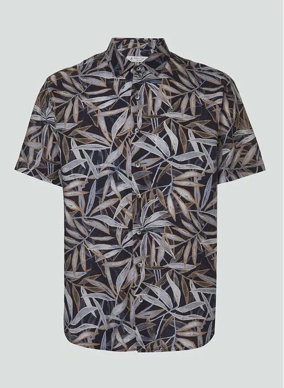 Camisa Slim Fit Estampada Dudalina Masculina 5