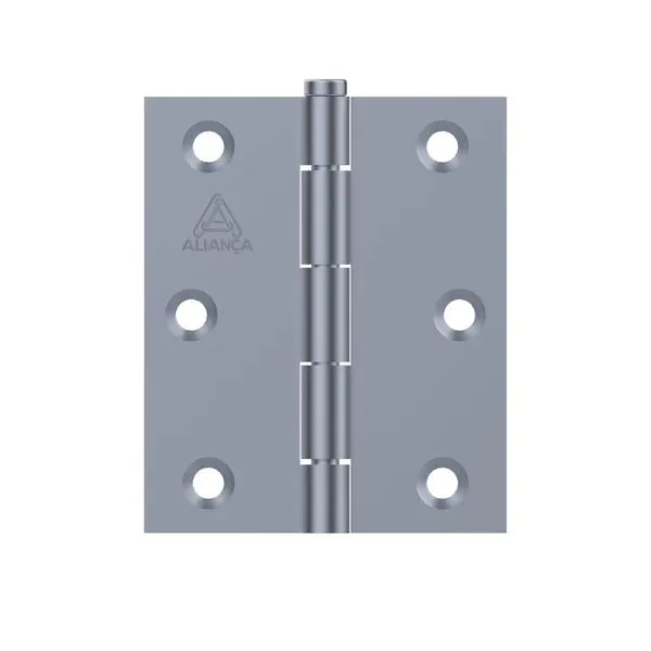 Dobradiça Pino Reversível Aliança 3.1/2"x2.1/2" (1,50) 81500C Zincado (MP)