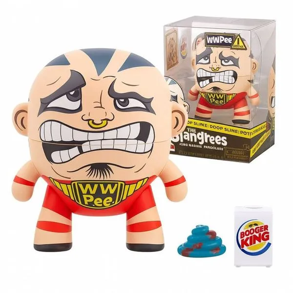 Boneco Cultura Pop Wwpee Poop Paródia para Misturar e Liberar Slime com Acessórios Transparente The Hangrees Boneco Cultura Pop Wwpee Poop Paródia com Slime Misterioso e Acessórios Transparente The Hangrees