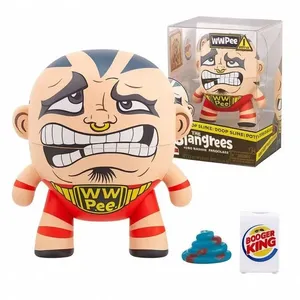 Boneco Cultura Pop Wwpee Poop Paródia para Misturar e Liberar Slime com Acessórios Transparente The Hangrees Boneco Cultura Pop Wwpee Poop Paródia com Slime Misterioso e Acessórios Transparente The Hangrees