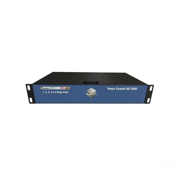 Rack para CFTV Power Coaxial HD 3000 08ch com Fonte 08 Canais 24V 10A Filtro Magnético Proteção Surtos Power Rack para CFTV Power Coaxial HD 3000 08ch com Fonte 08 Canais 24V 10A Filtro Magnético Power